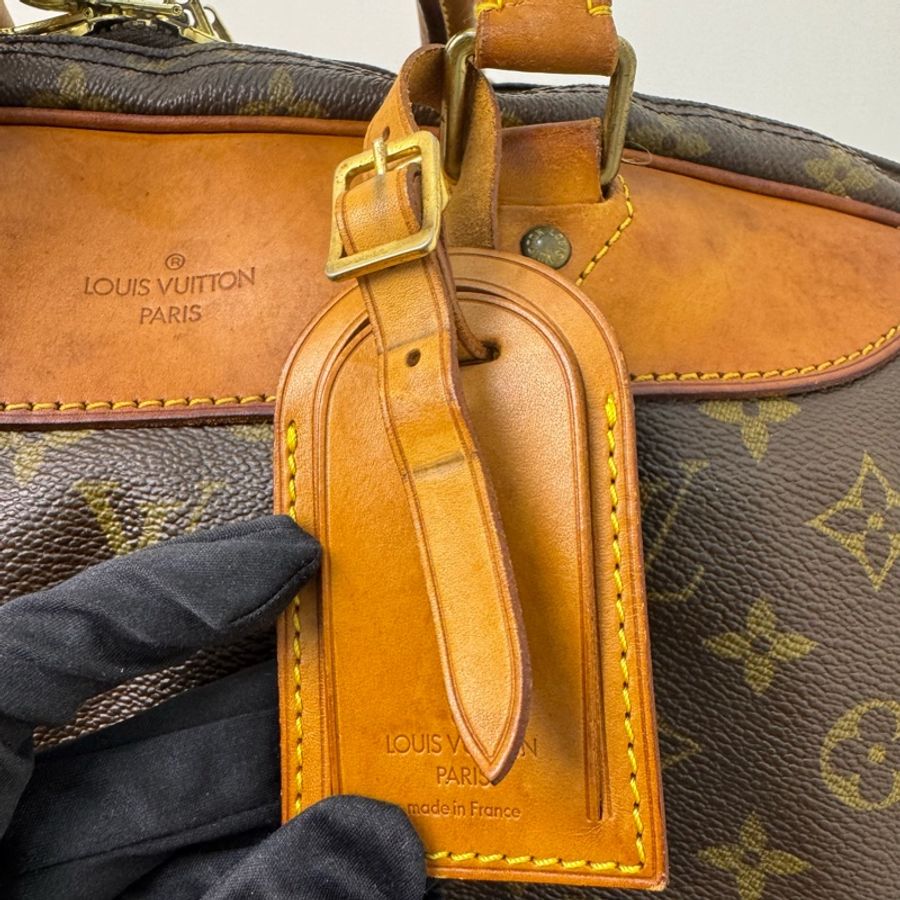 LOUIS VUITTON 復古Alize 老花皮革旅行袋-20