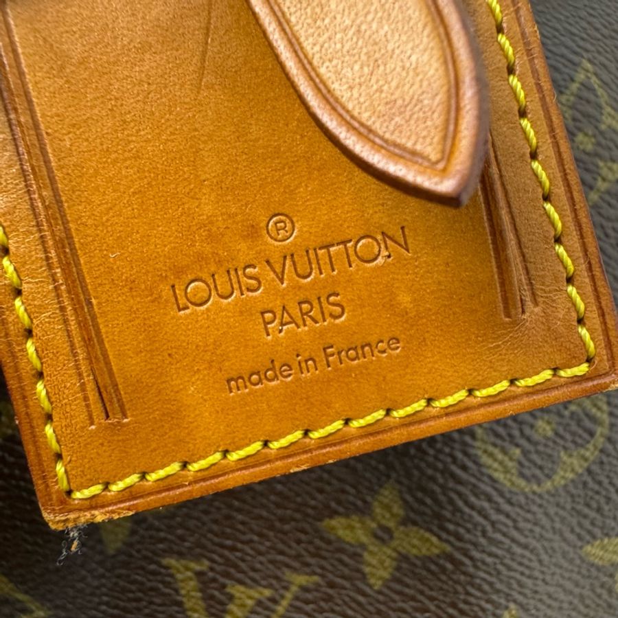 LOUIS VUITTON 復古Alize 老花皮革旅行袋-22