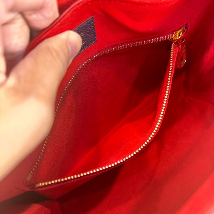 Louis Vuitton 深藍牛皮原花壓紋George MM手提/斜背🏌🏻‍♀️穩重氣質-24
