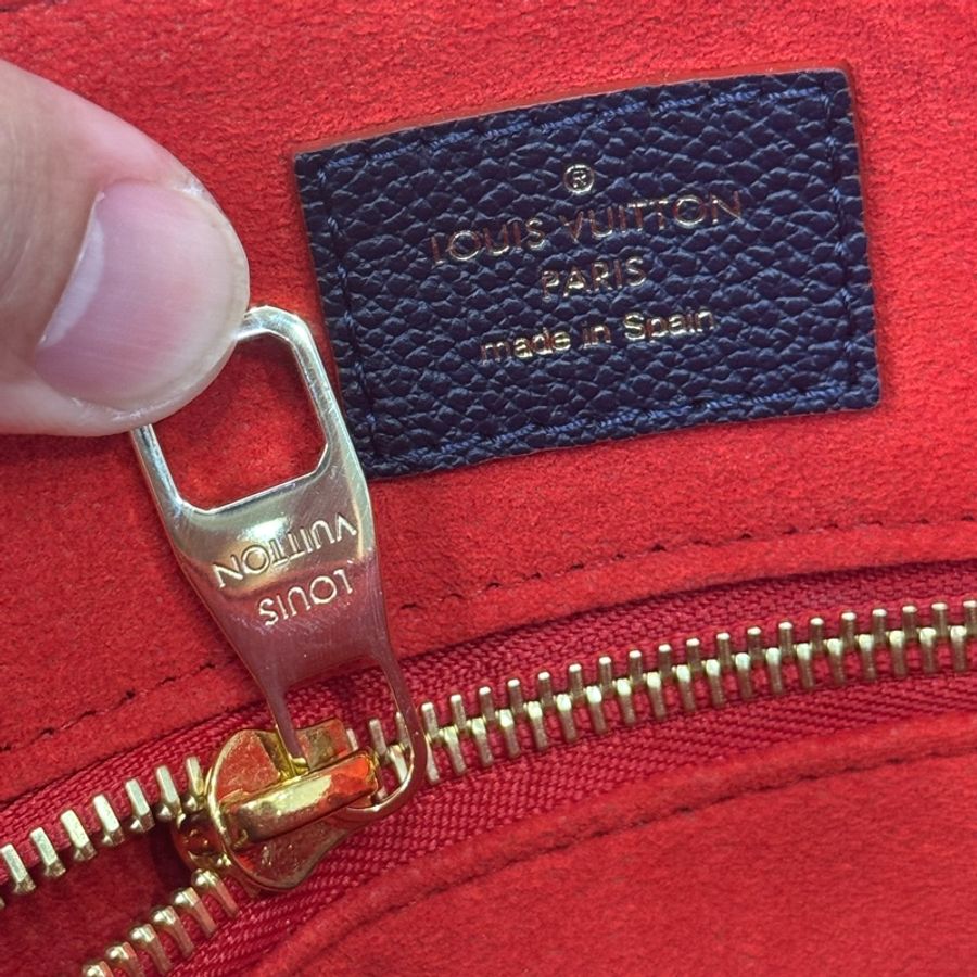 Louis Vuitton 深藍牛皮原花壓紋George MM手提/斜背🏌🏻‍♀️穩重氣質-25