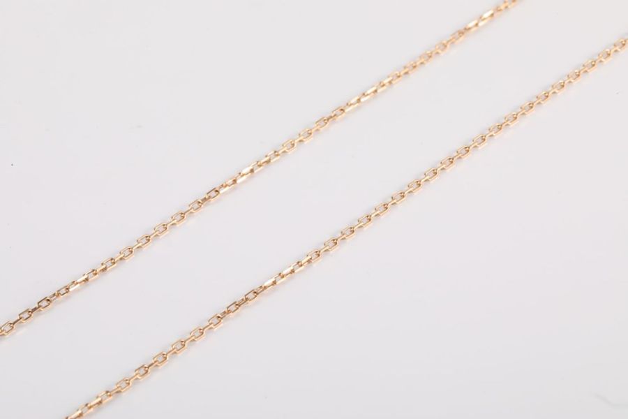 CARTIER(卡地亞) JUSTE UN CLOU 18K金釘子滿鑽 鏈墜 18K玫瑰金/鑽石 項鏈 玫瑰金-3