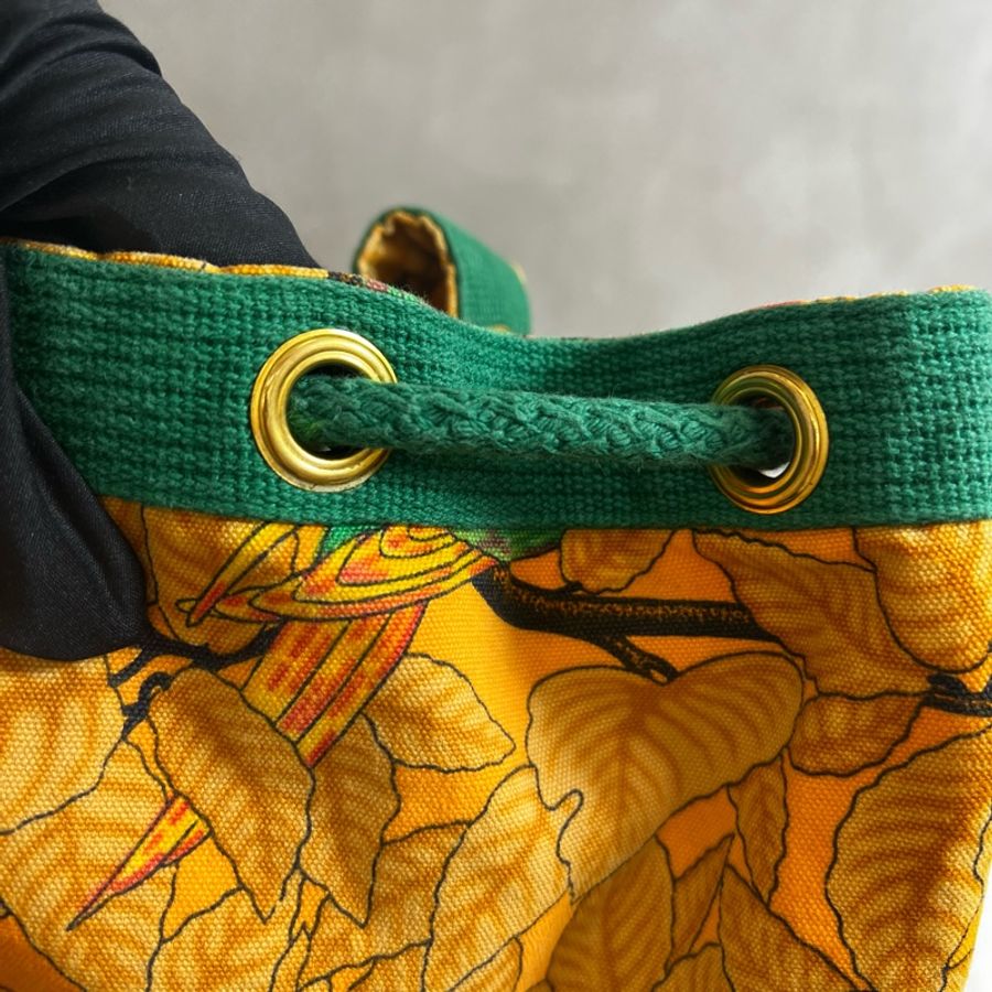 Hermès 帆布沙灘水桶包-15