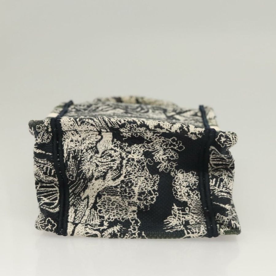 【日本直送】Christian Dior 迷你直式手提包 帆布 兩用 黑色 正品 121850-8