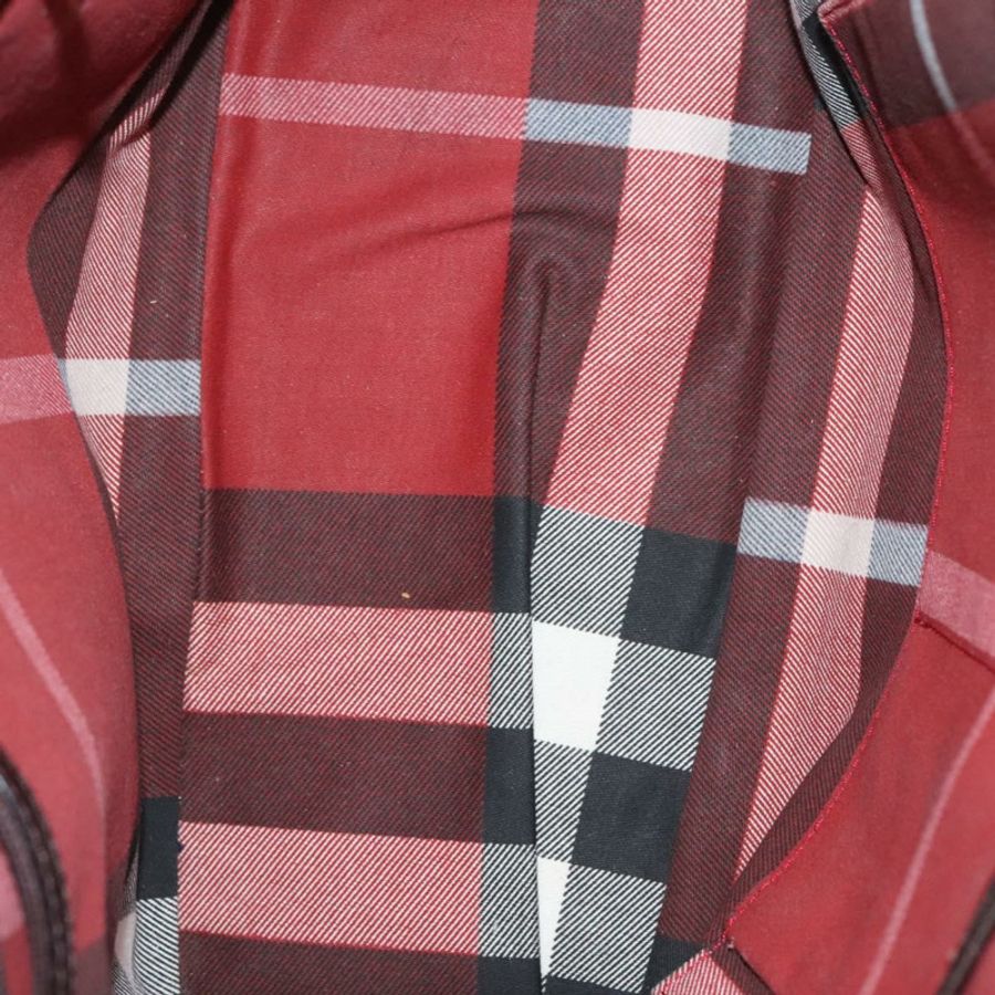 【日本直送】BURBERRY 托特包 帆布 皮革 白色 銀色 正品 bs28323-11