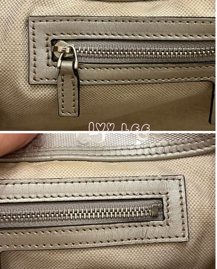 GUCCI 手提包 單肩包 Gucci Sima 203494 銀色 正品 二手精品-17
