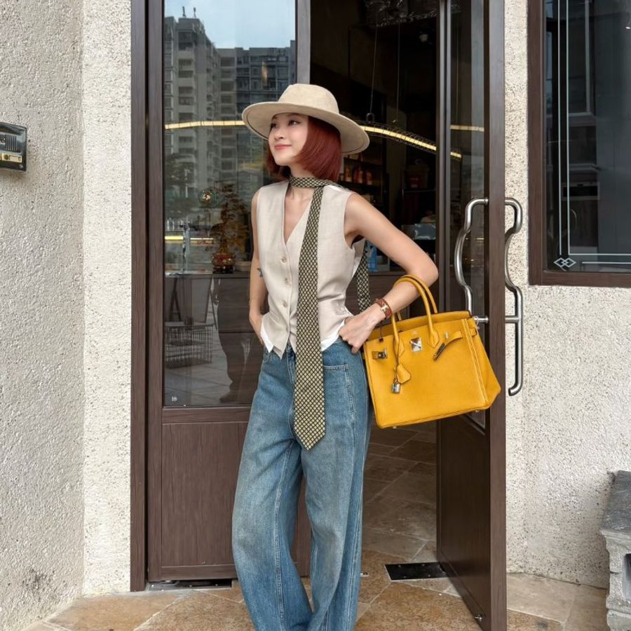 HERMES Birkin 30 - 琥珀黃銀 C-1