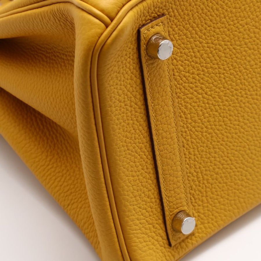 HERMES Birkin 30 - 琥珀黃銀 C-6