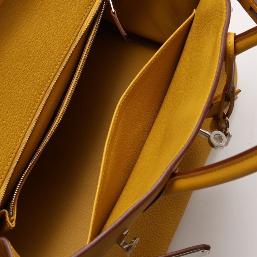 HERMES Birkin 30 - 琥珀黃銀 C-8