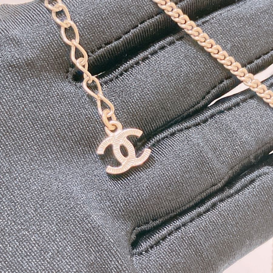 TK1765 Chanel 香奈兒Coco圓形復古設計頸鏈CoCo Mark Circle Necklace Pearl X GHW-29