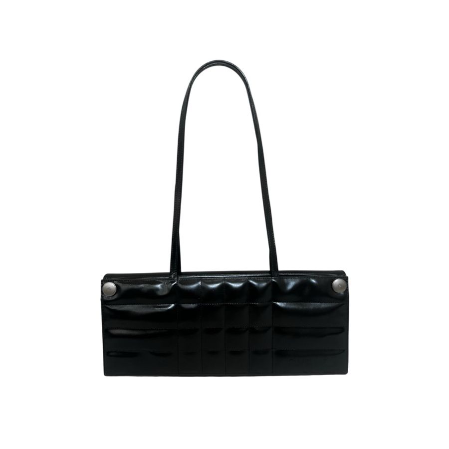 【赫蒂國際精品】 Chanel 香奈兒 黑色長方肩背包 vintage-0