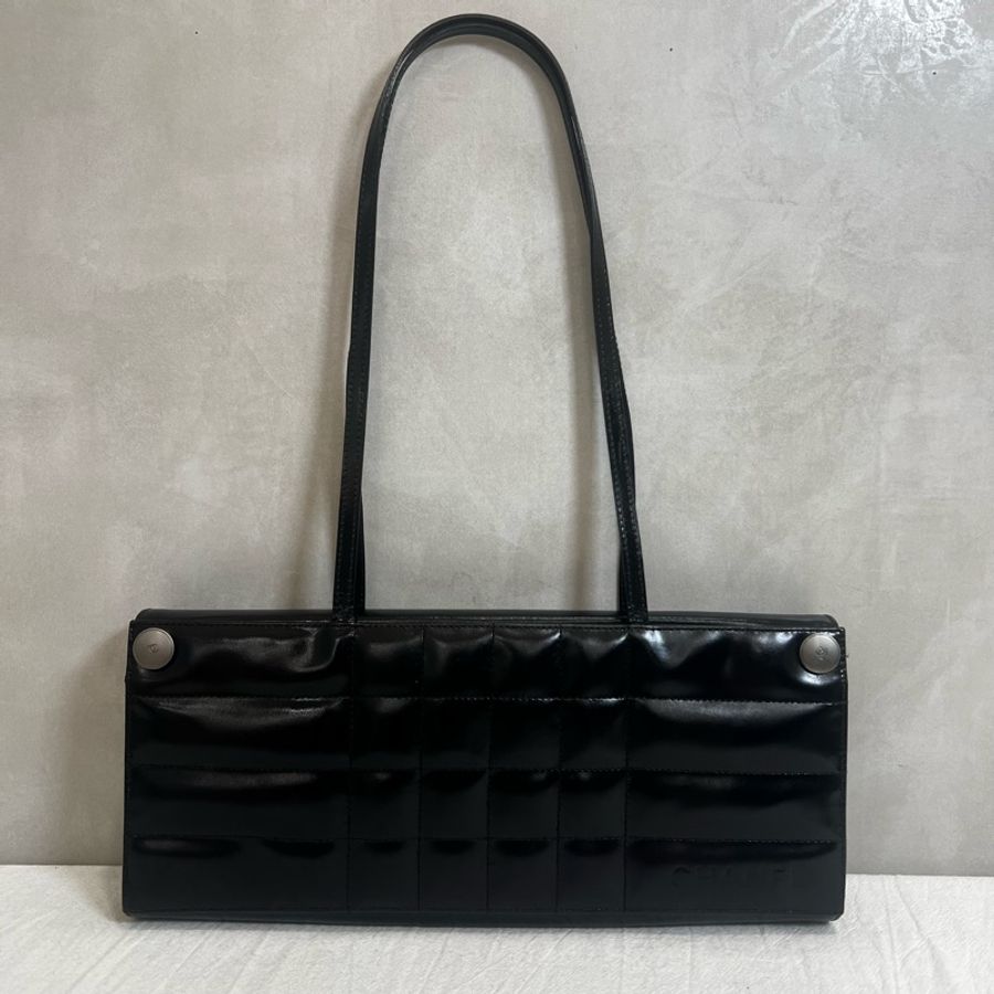 Chanel 黑色長方肩背包-3