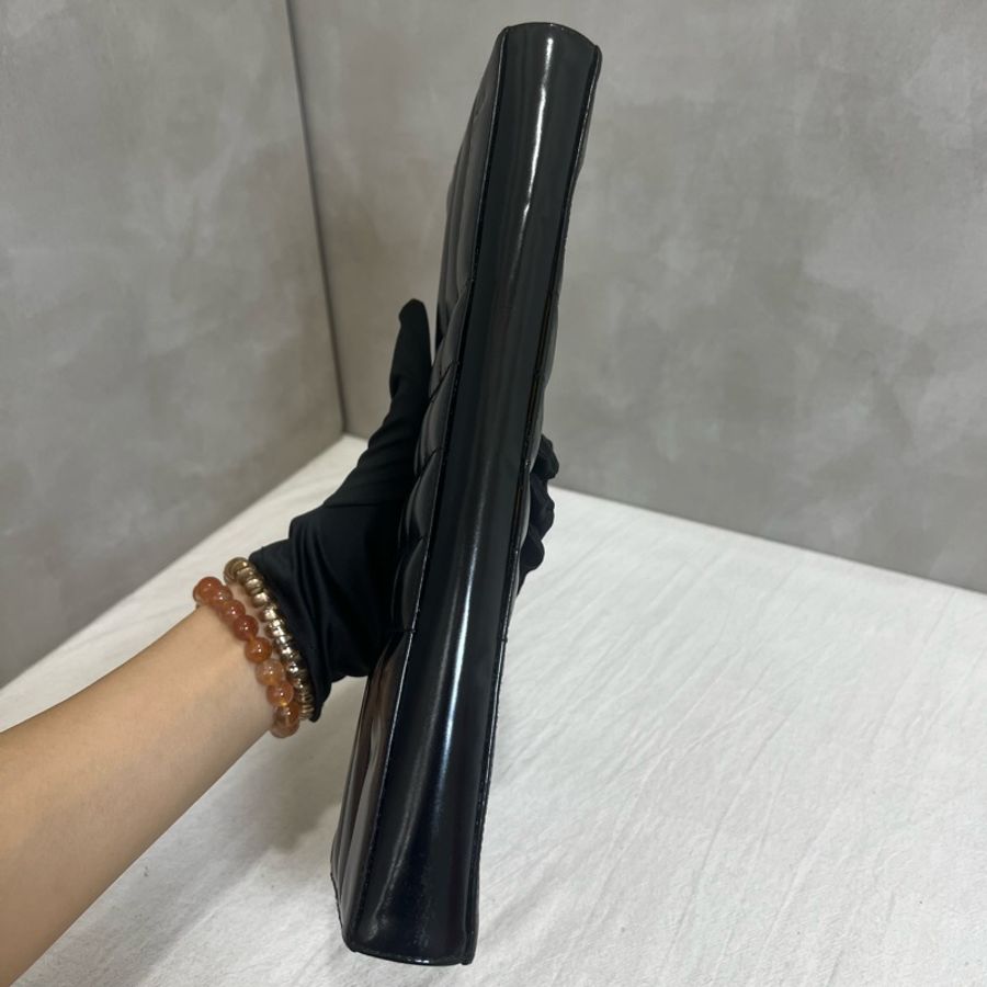 Chanel 黑色長方肩背包-8