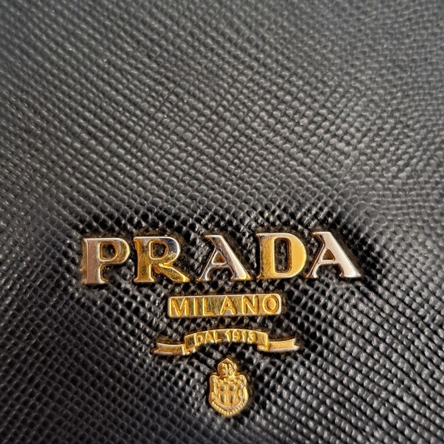 🎀PRADA黑色短夾🎀-11