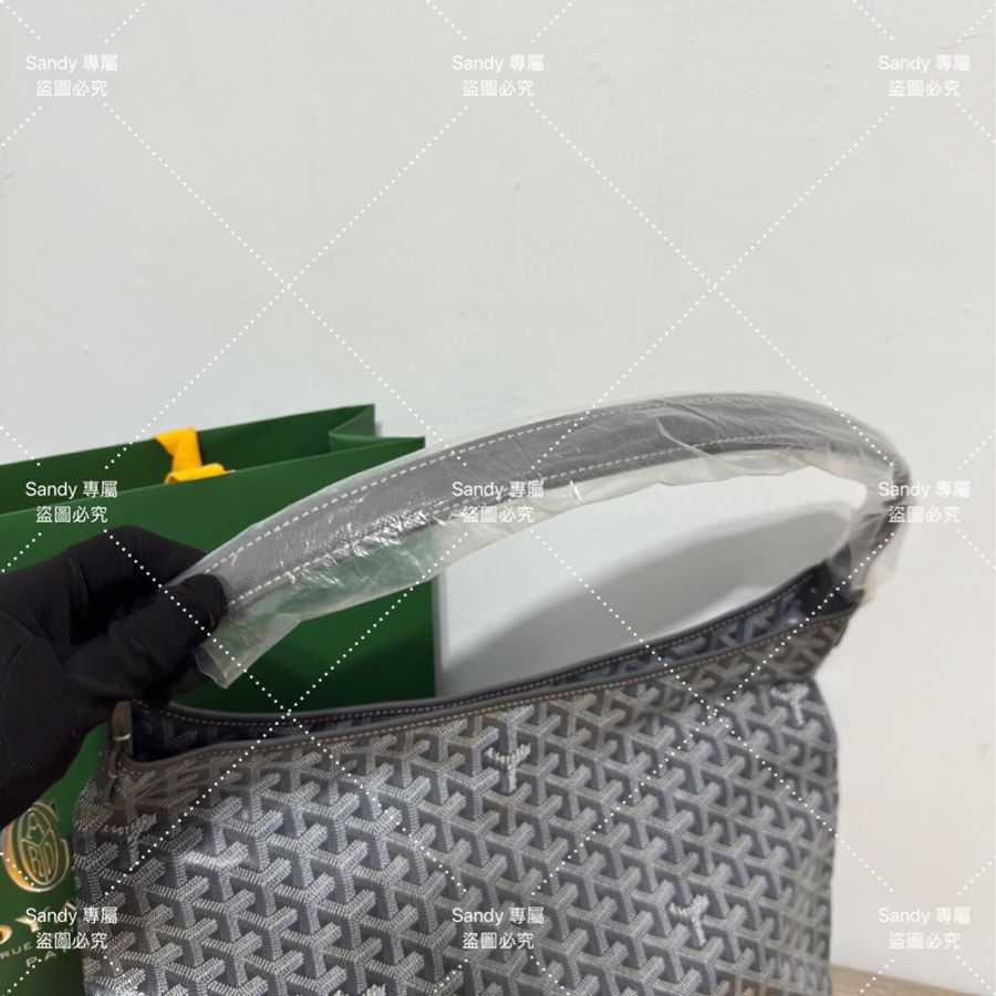 🩶狗牙 Goyard hobo 灰色 全新全配🩶-48