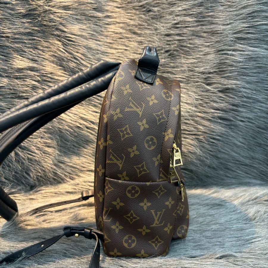 LV M44871 PALM PM 老花原花字紋 手提包 肩背包 後背包 小款-1