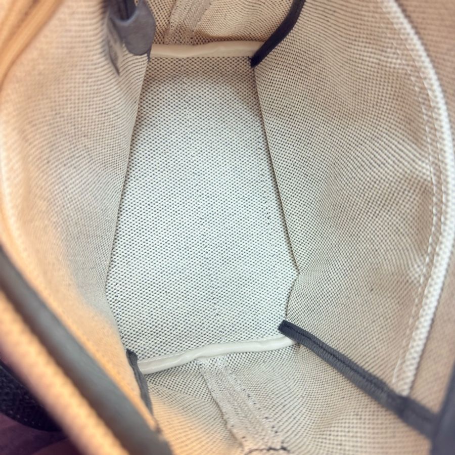 ✔️LONGCHAMP Essential 經典竹節扣LOGO帆布手提斜背水桶包-黑色-22