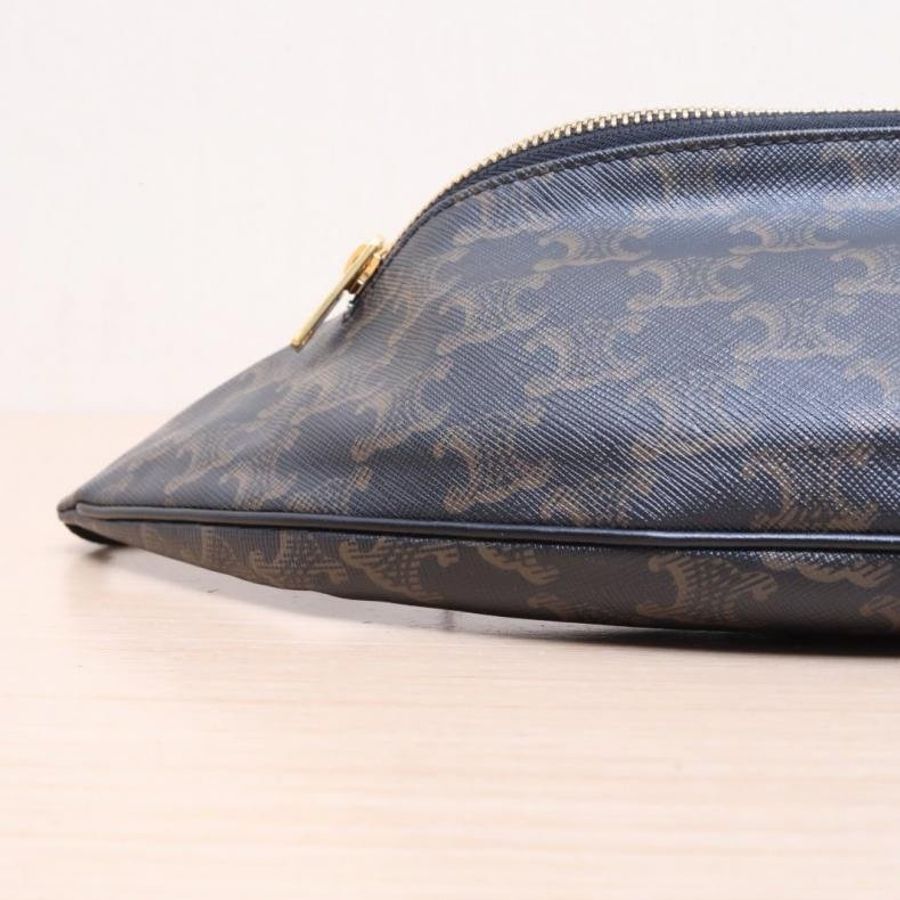 CELINE(思琳) 老花 PVC Triomphe CANVAS 胸包 腰包-6