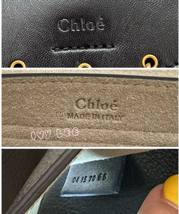 CHLOE Charm Hudson 經典黑 皮革 金屬流蘇 設計款 斜背包 肩背包 正品 二手精品-17