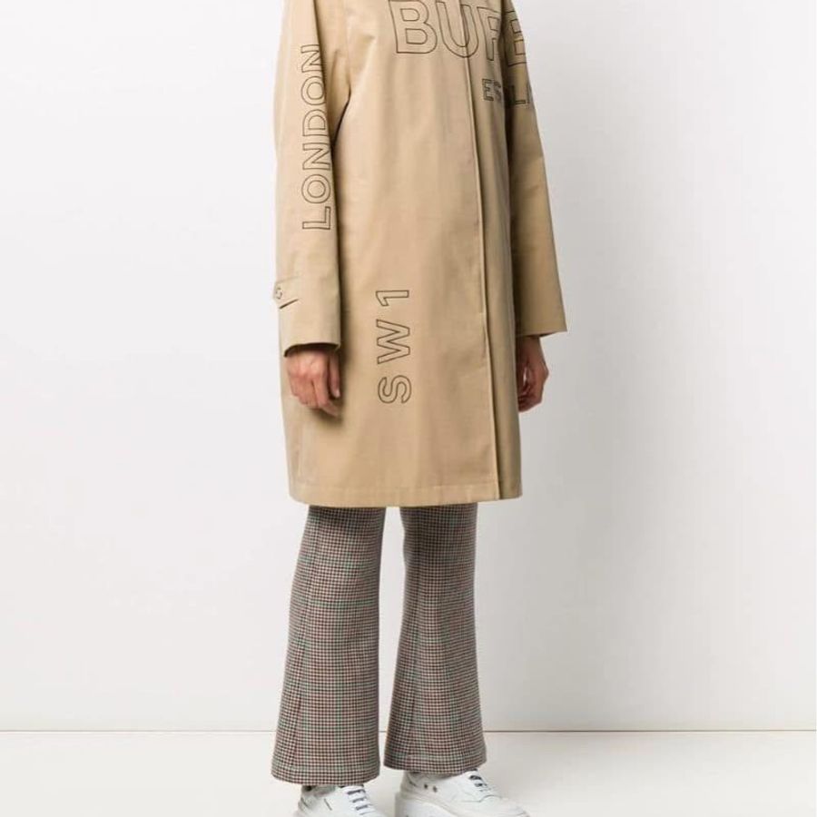 BURBERRY英國黑標印花卡姆登風衣-1