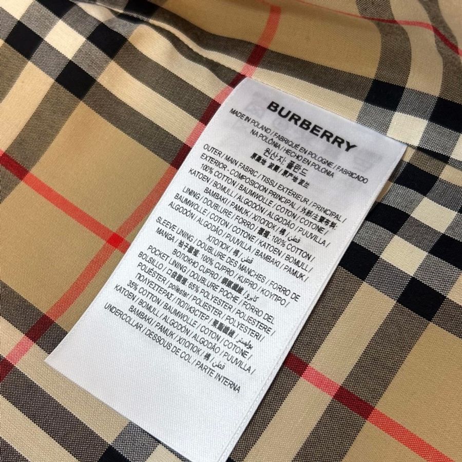 BURBERRY英國黑標印花卡姆登風衣-19