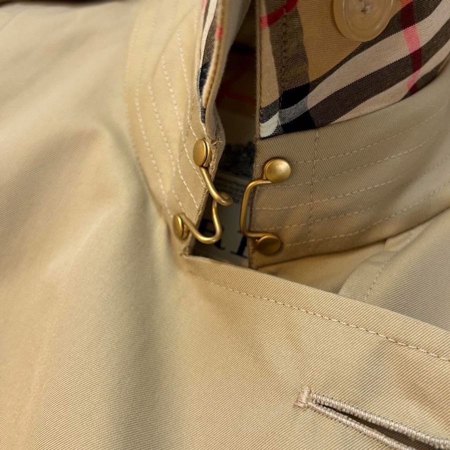BURBERRY英國黑標蜜色兩件式長風衣UK6-8