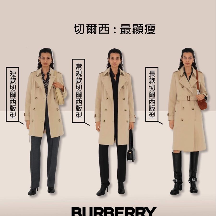 BURBERRY英國黑標蜜色兩件式長風衣UK6-18