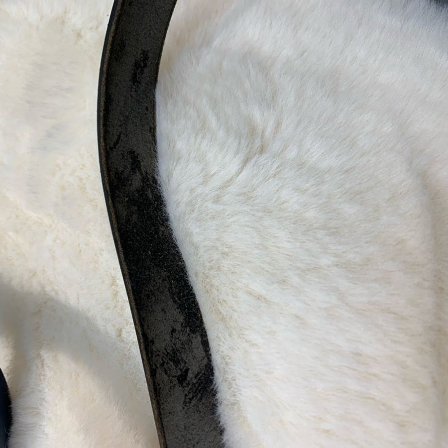 HERMES HER BAG 藍色皮拼布 XB663-18