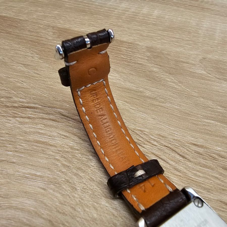 Longines浪琴 藍鋼針Elegant優雅系列酒桶型自動機械錶-10