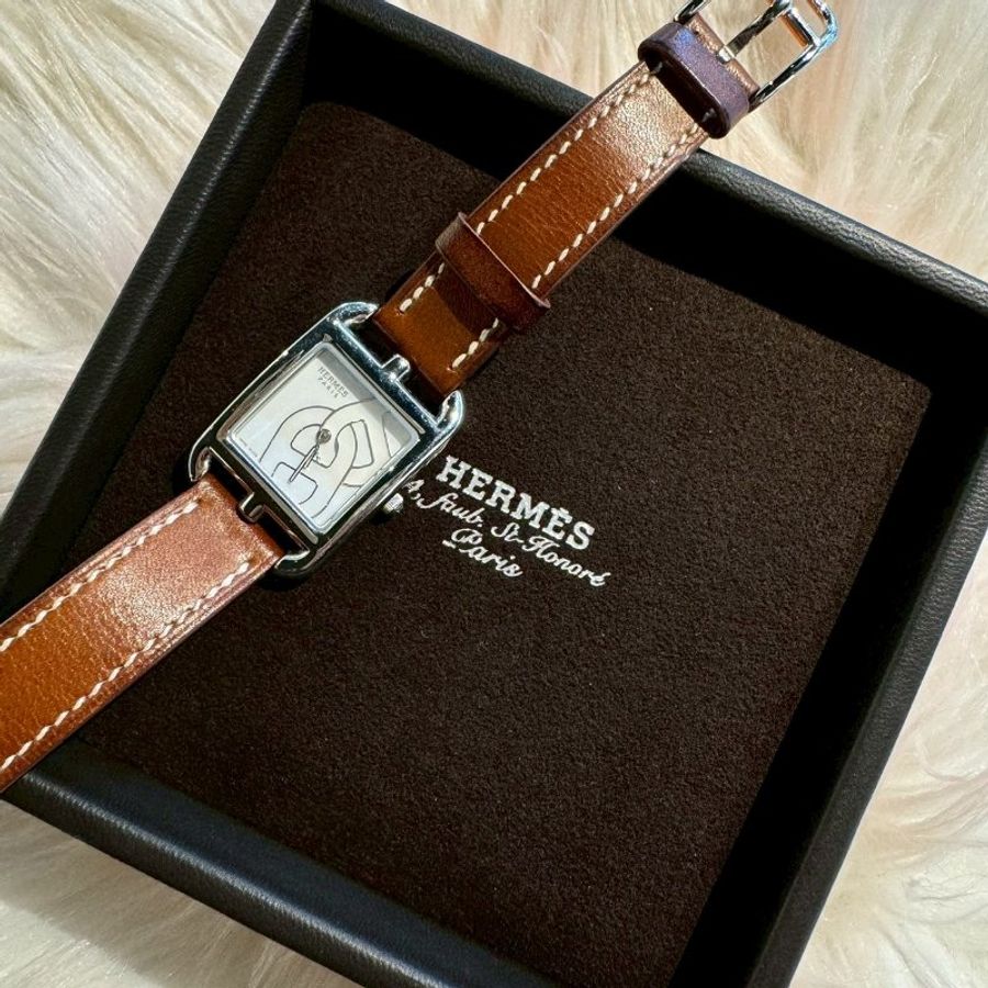 HERMES 豬鼻子手錶-0