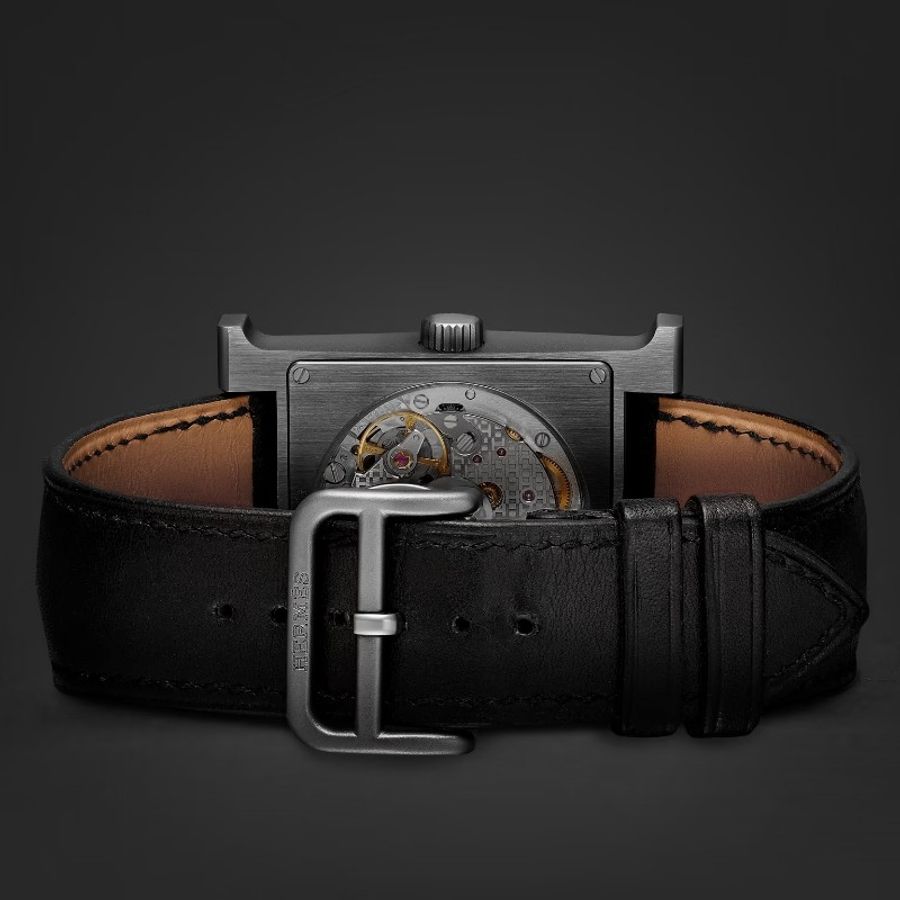 全新 Hermès 鈦金屬材質/H1912自動上鍊機芯/霧面鈦金屬錶殼/藍寶石水晶鏡面/錶徑30.5x30.5mm/ Heure H腕錶,34 mm-4