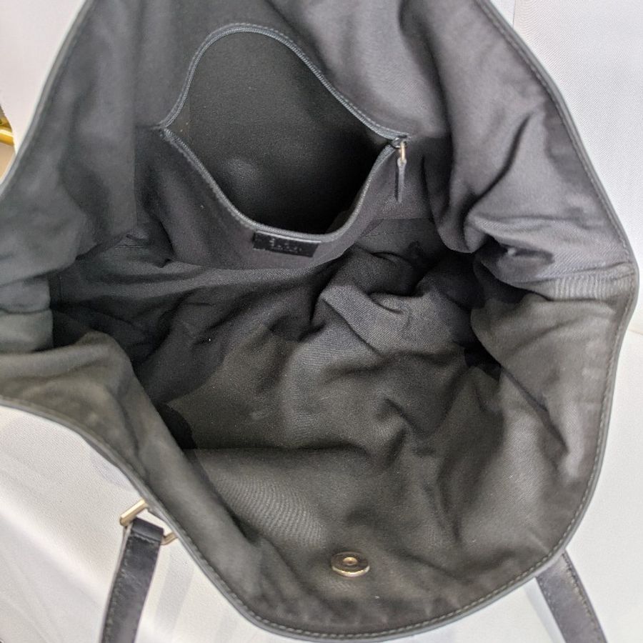 莉亞精品♡Gucci 壓紋皮革托特包 二手美包-9