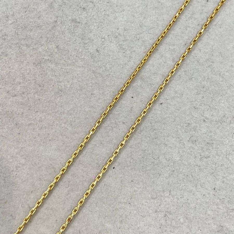 Dior 中古Vintage 水鑽金色耳夾項鏈套裝 XA658-6