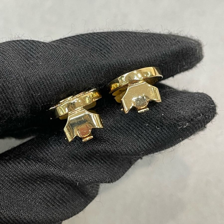 Dior 中古Vintage 水鑽金色耳夾項鏈套裝 XA658-14