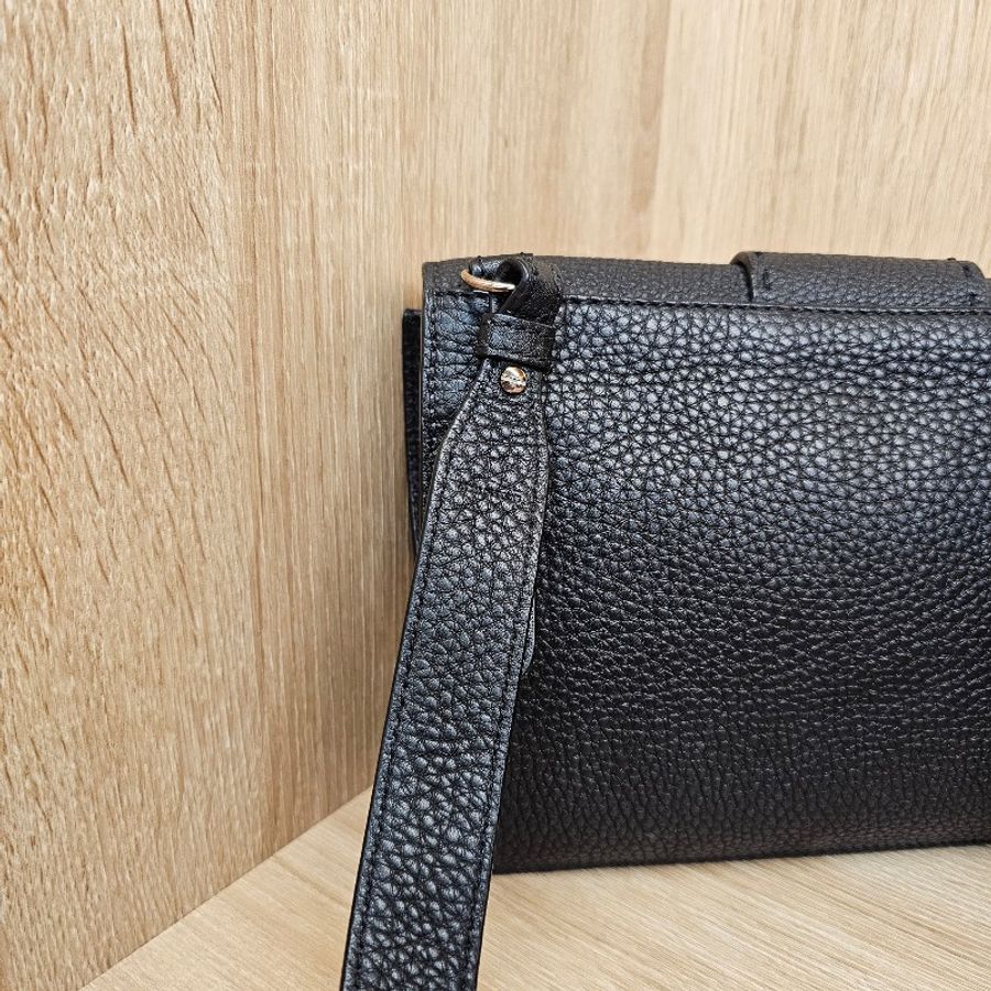 [少見絕版品❣️] Fendi Baguette 黑牛皮銀釦斜背包-2