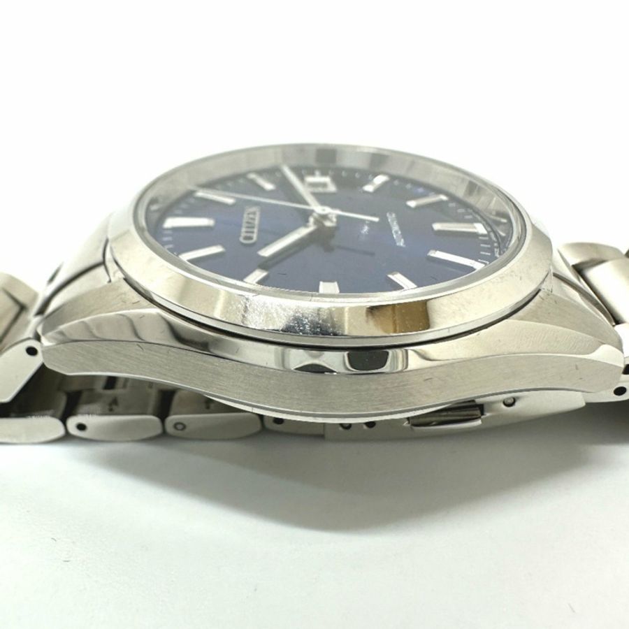 CITIZEN NB1050-59L 機械自動日期手錶,不鏽鋼,男士,銀色,全新-10