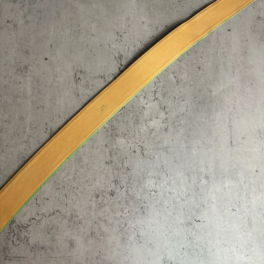 Celine 蓆琳 漆皮真皮 糖果色腰帶 意大利製 70cm-7