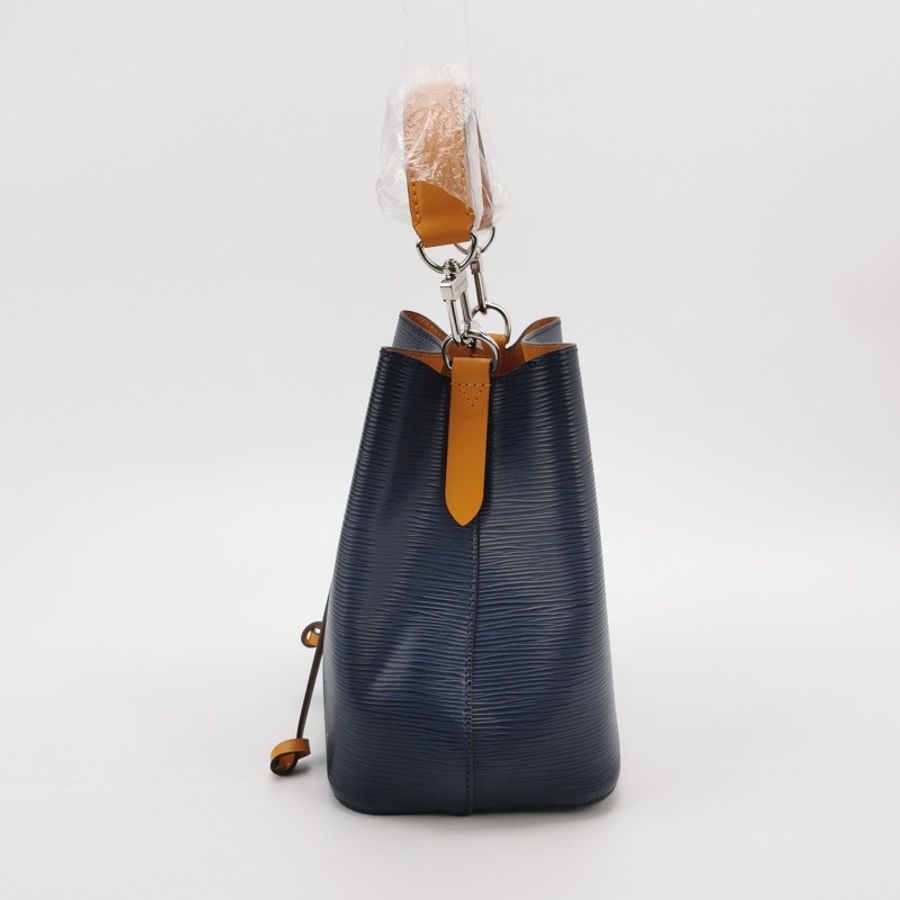 LV 路易威登 Neonoe bb 藍黃拼色 epi 水波紋 芯片款 尺寸約20x20x13-3