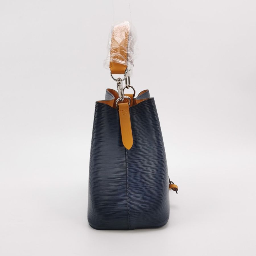 LV 路易威登 Neonoe bb 藍黃拼色 epi 水波紋 芯片款 尺寸約20x20x13-4