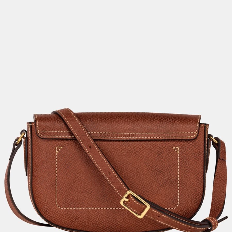 Longchamp S Epure 皮革馬鞍包-3