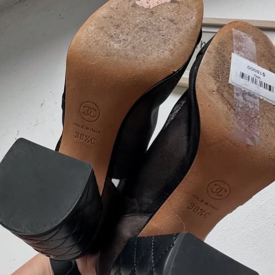 Chanel 網眼短靴-5
