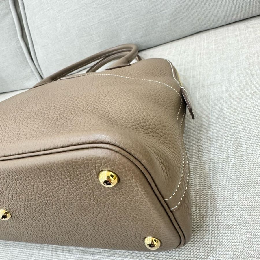 愛馬仕~Hermes Bolide 31大象灰金 D刻 TC皮-29