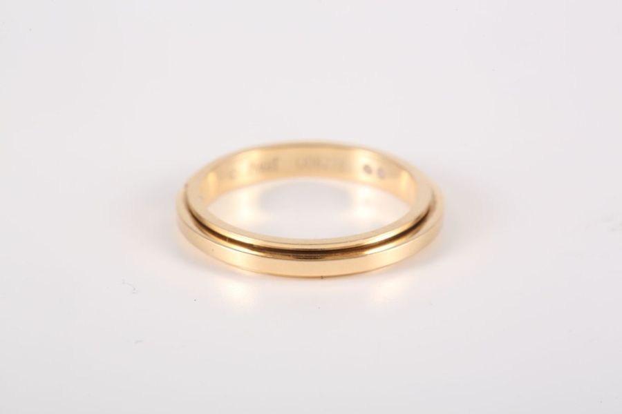 PIAGET(伯爵) 18K玫瑰金 鑽石 玫瑰金 POSSESION 單鑽 戒指 窄版 時來運轉戒指 18K-4