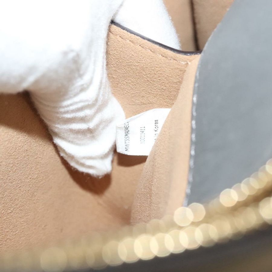 【日本直送】MCM 手提包 皮革 兩用 淺藍色 金色 正品 BA4220-11