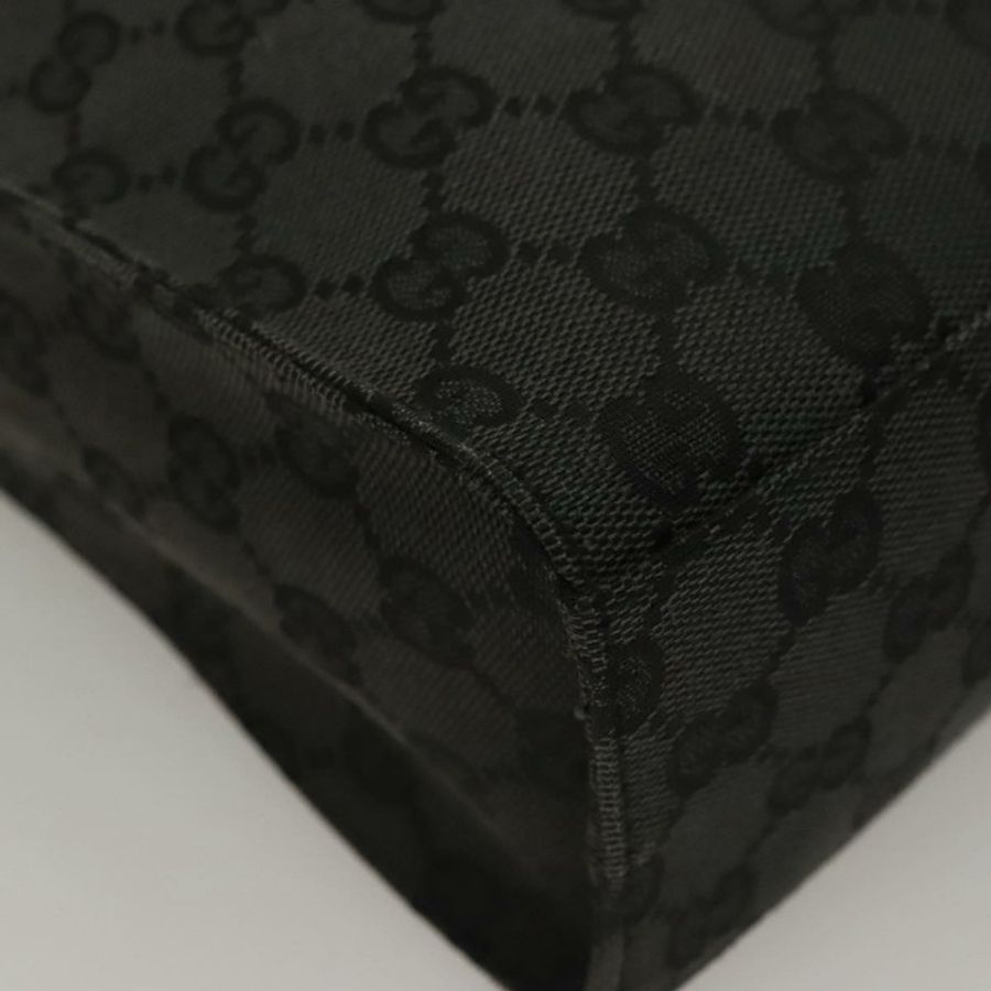 【日本直送】GUCCI GG帆布Jackie肩背包 黑色 銀色 001 3355 1781 正品 133986-15