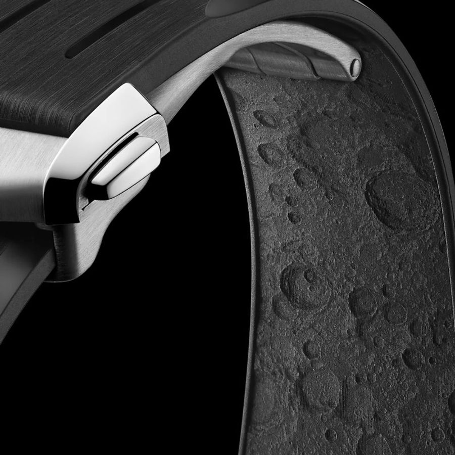 全新 Omega Speedmaster Moon watch Professional 42 mm, steel on rubber strap-1