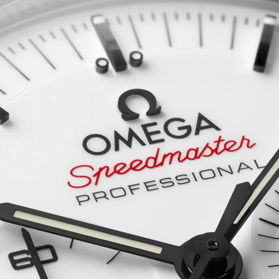 全新 Omega Speedmaster Moon watch Professional 42 mm, steel on rubber strap-3