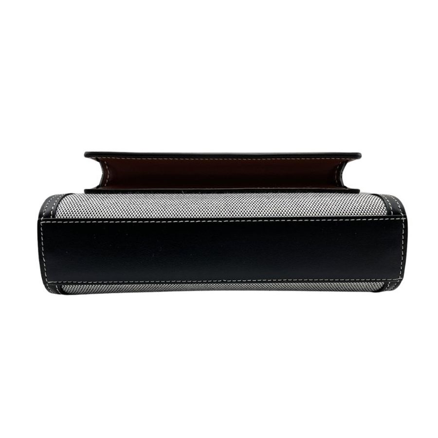 Burberry 展示品 Pocket 帆布手提/斜背口袋包-小(8039363-黑灰)-5