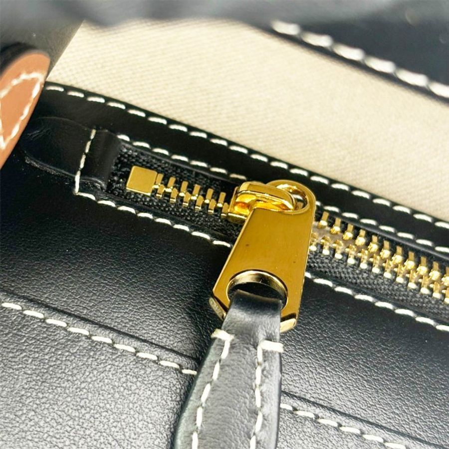 Burberry 展示品 Pocket 帆布手提/斜背口袋包-小(8039363-黑灰)-8