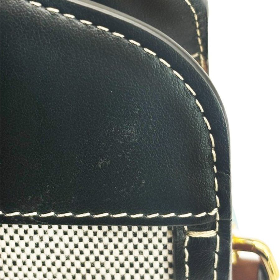 Burberry 展示品 Pocket 帆布手提/斜背口袋包-小(8039363-黑灰)-9