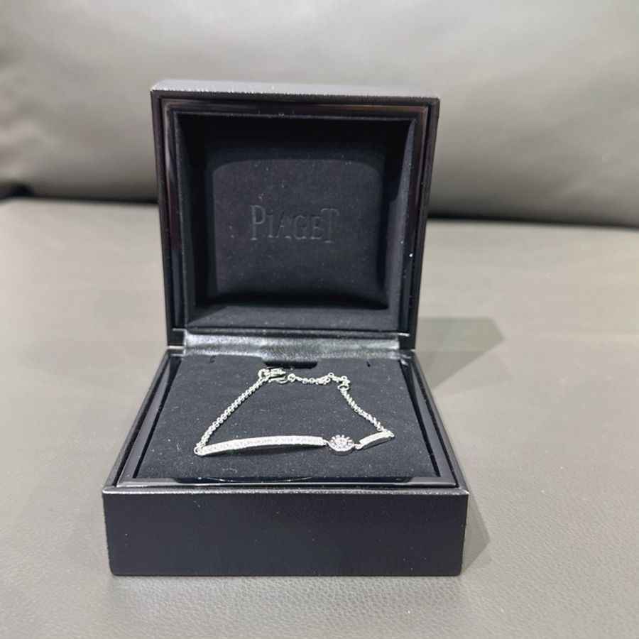 Piaget伯爵白金镶钻时来运转possession手链-0